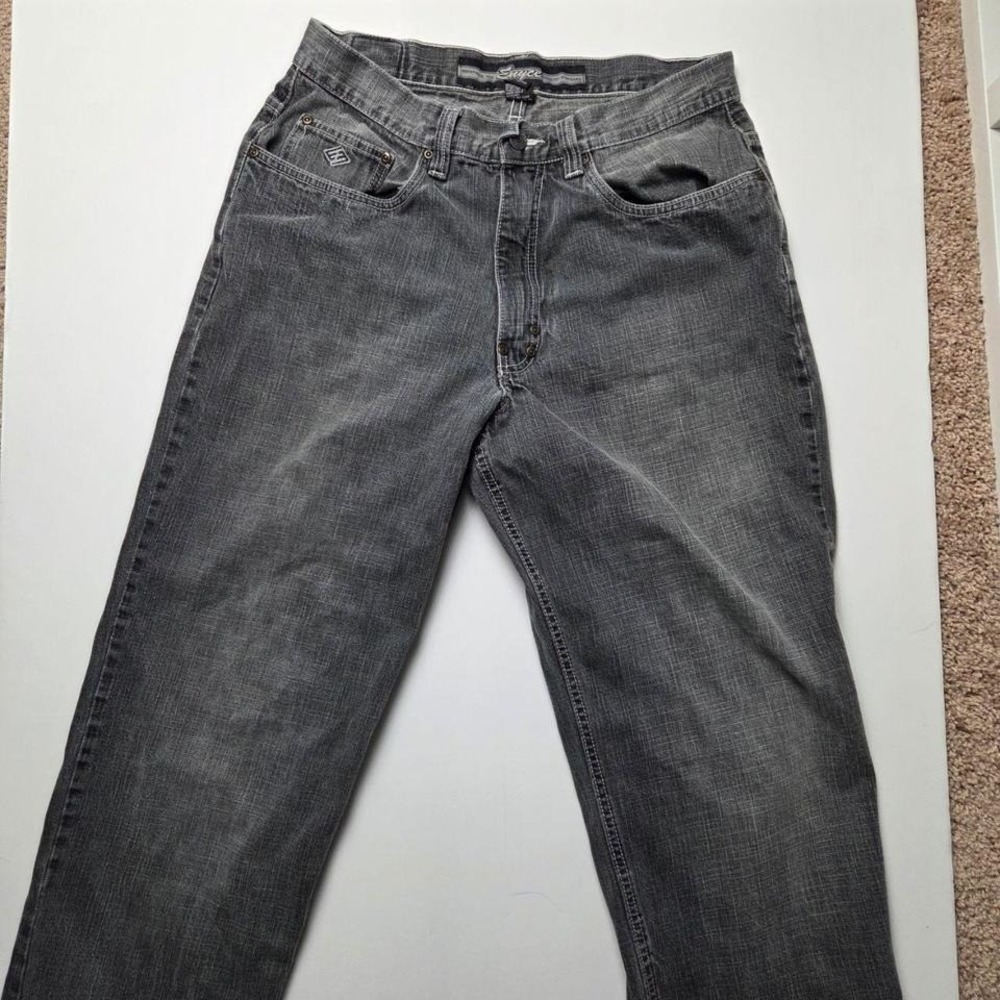 Vintage‎ ENYCE Y2K Charcoal Denim Jeans Size 32W x 29L